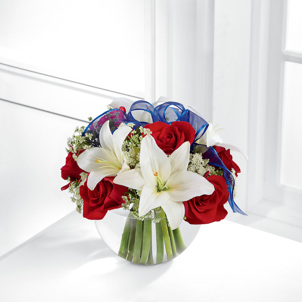 Independence Bouquet – White Eagle Flowers, Chicago IL