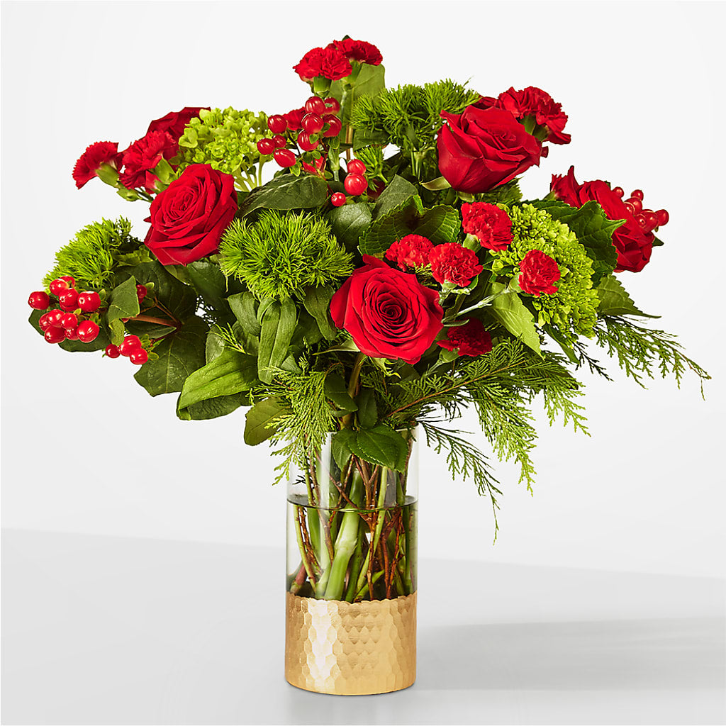 Plaid Throw Bouquet – White Eagle Flowers, Chicago IL