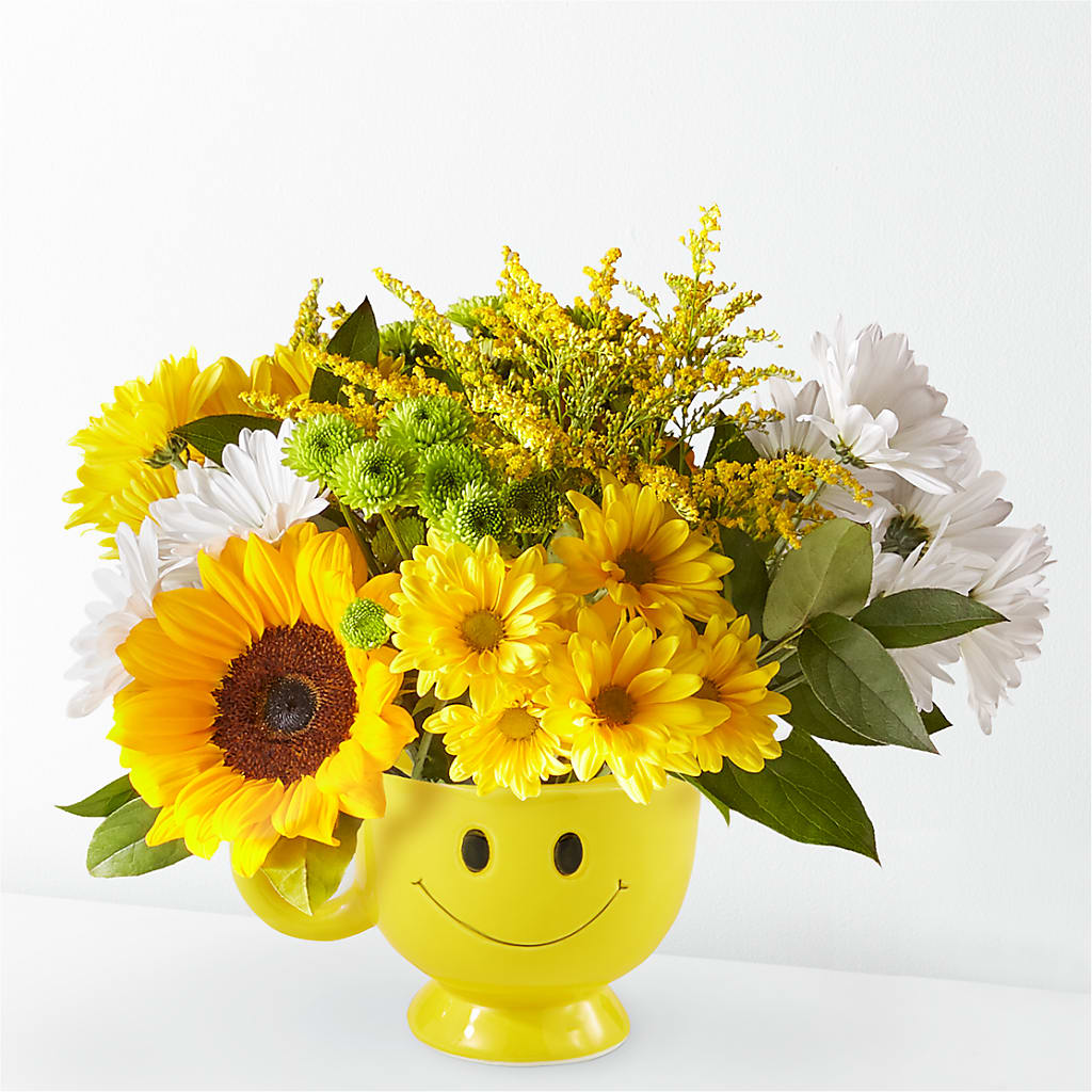 Joyful Smiles Bouquet – White Eagle Flowers, Chicago IL