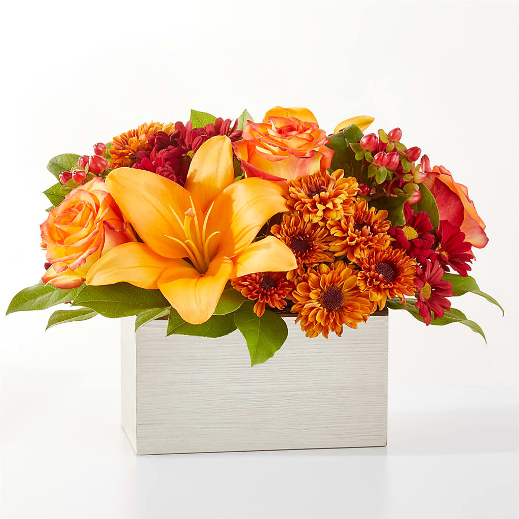 Backyard Bonfire Bouquet – White Eagle Flowers, Chicago IL