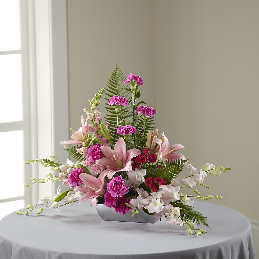 Uplifting Moments Arrangement – White Eagle Flowers, Chicago IL