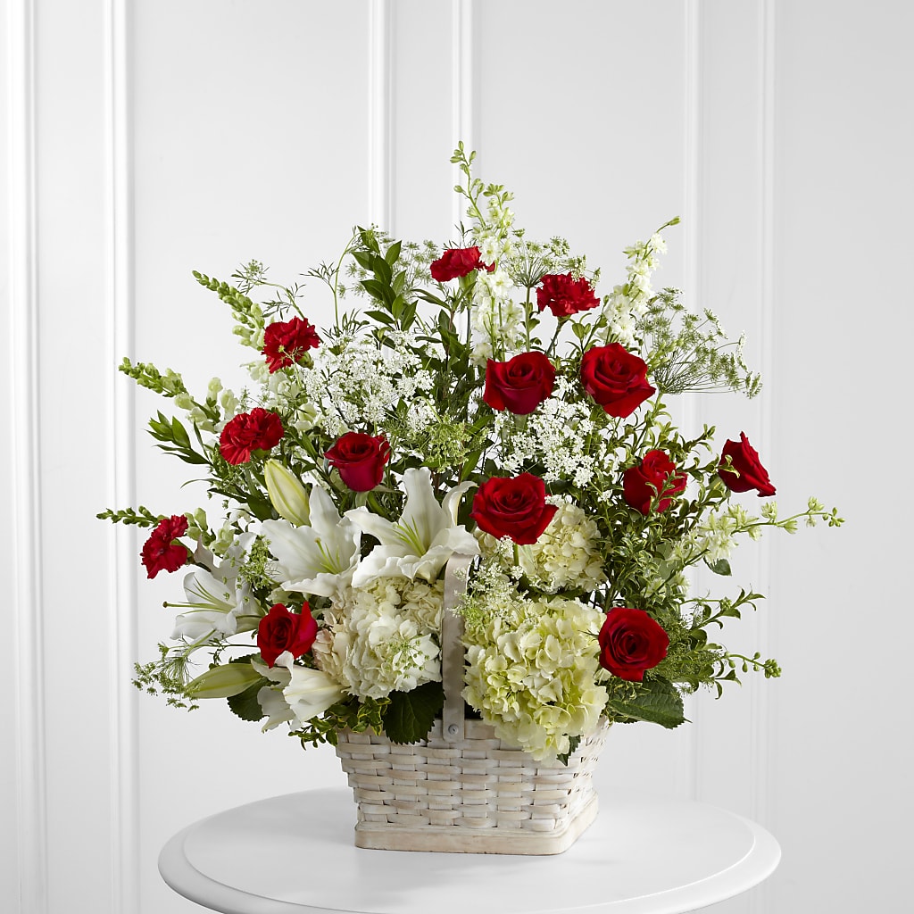 In Loving Memory Arrangement – White Eagle Flowers, Chicago IL