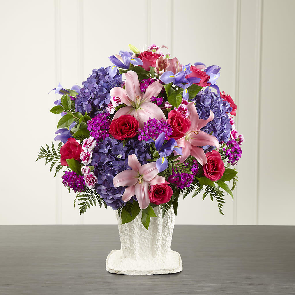 We Fondly Remember Arrangement – White Eagle Flowers, Chicago IL