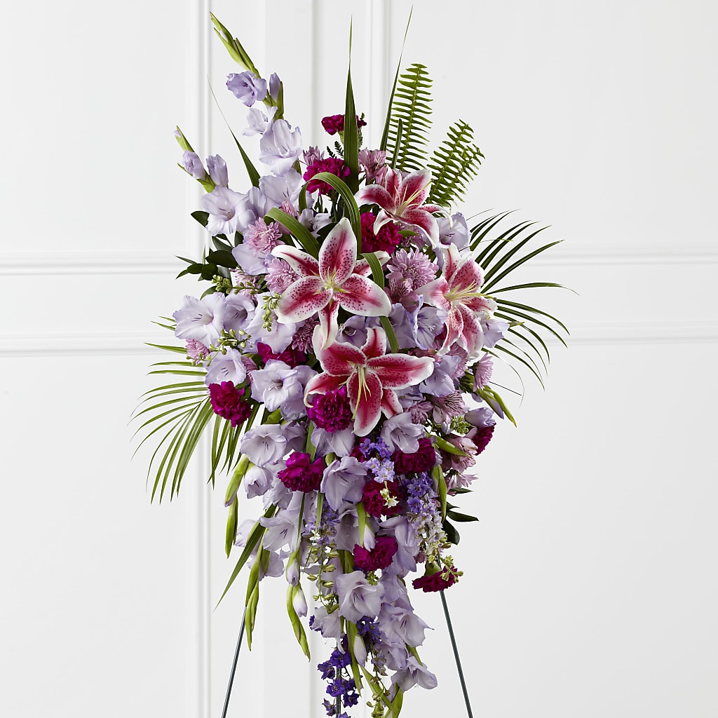 Tender Touch Standing Spray – White Eagle Flowers, Chicago IL