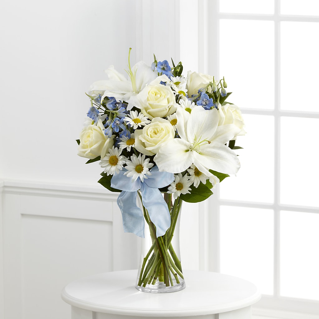 Sweet Peace Bouquet – White Eagle Flowers, Chicago IL