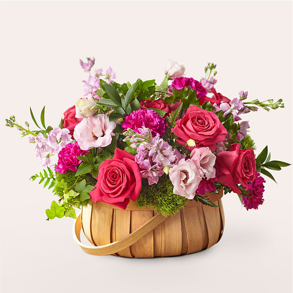 Radiance in Bloom Basket – White Eagle Flowers, Chicago IL