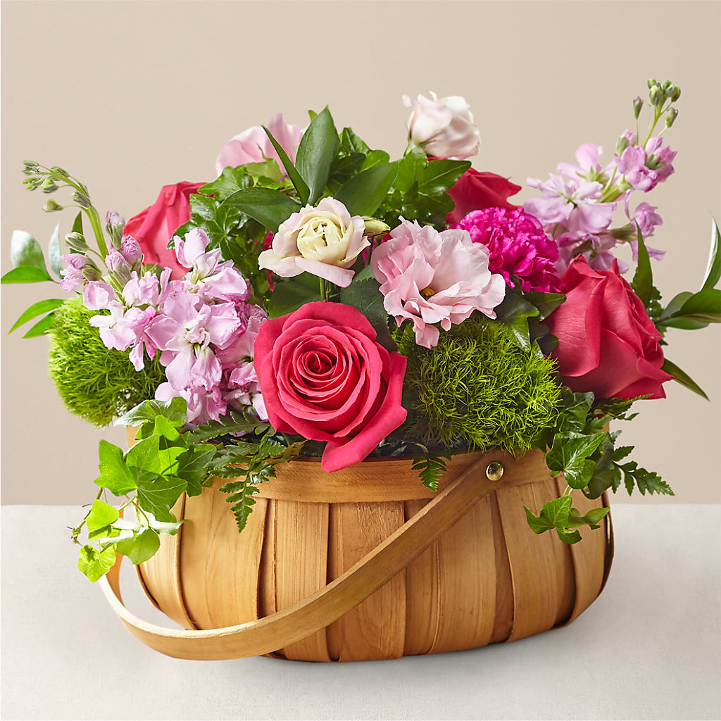 Radiance in Bloom Basket – White Eagle Flowers, Chicago IL