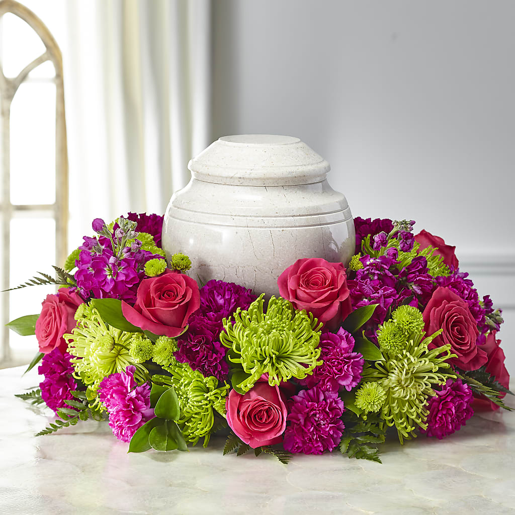 Hopeful Blessings Cremation Adornment – White Eagle Flowers, Chicago IL