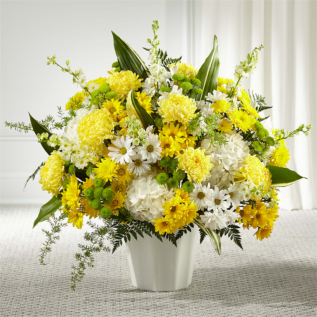 Unity & Grace Floor Basket – White Eagle Flowers, Chicago IL
