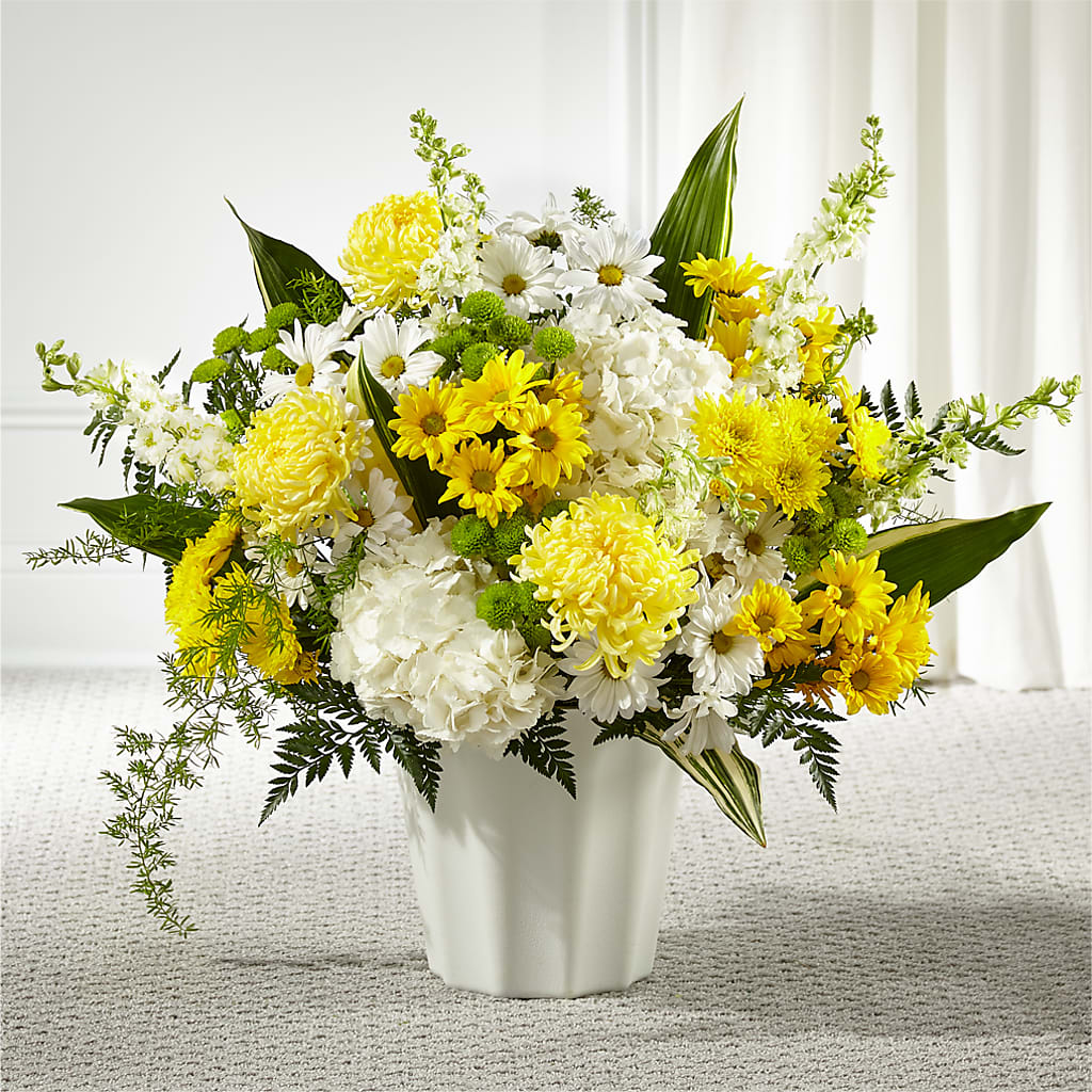 Unity & Grace Floor Basket – White Eagle Flowers, Chicago IL