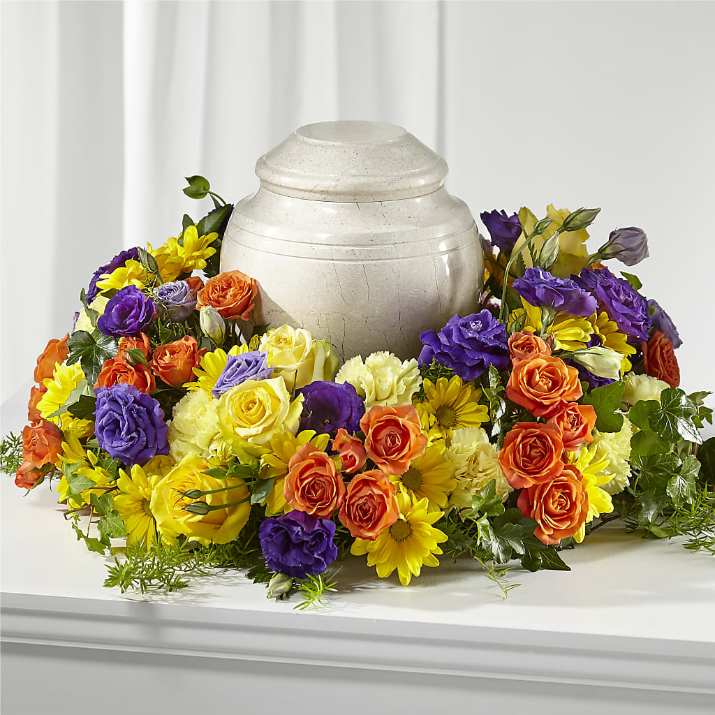 Blossoms of Remembrance Cremation Adornment – White Eagle Flowers, Chicago IL