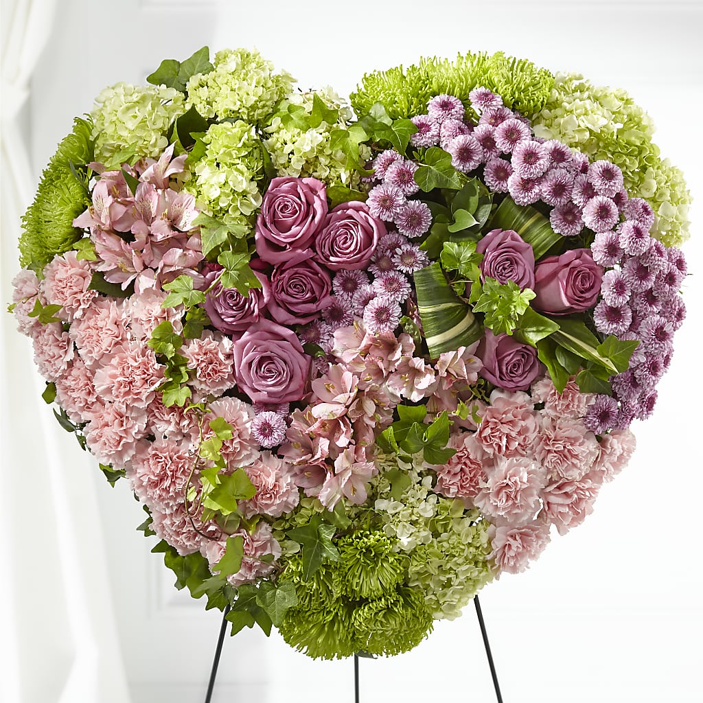 Heartwarming Standing Heart – White Eagle Flowers, Chicago IL