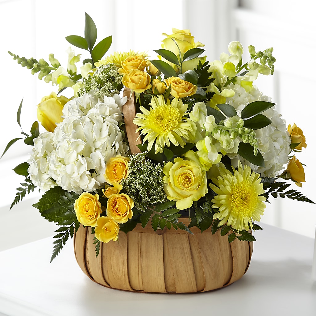 Rustic Remembrance Basket – White Eagle Flowers, Chicago IL