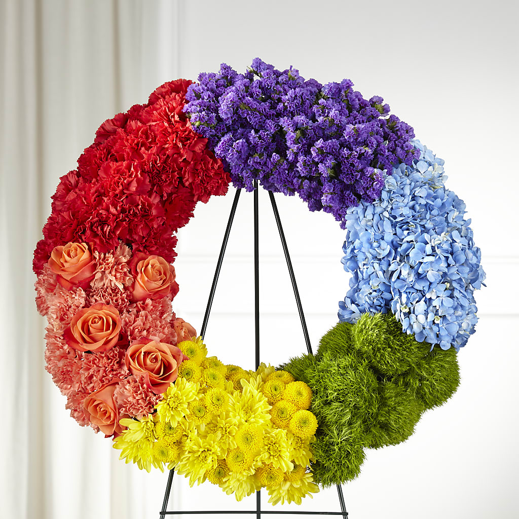 Circle of Love Wreath – White Eagle Flowers, Chicago IL