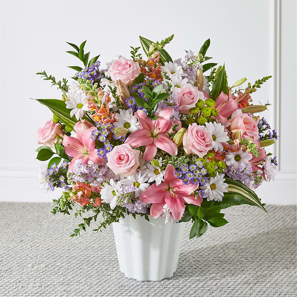 Abundant Compassion Floor Basket – White Eagle Flowers, Chicago IL