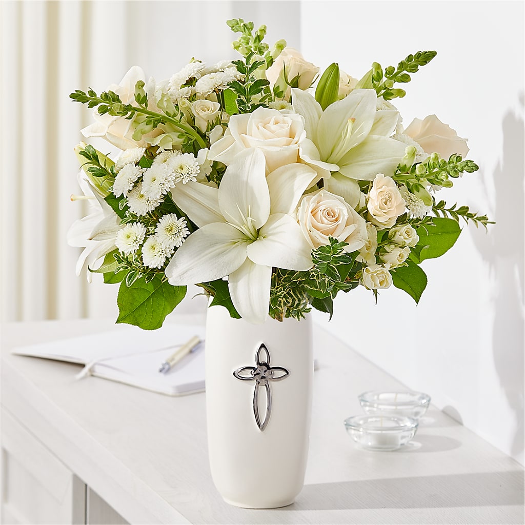 With Grace Bouquet – White Eagle Flowers, Chicago IL