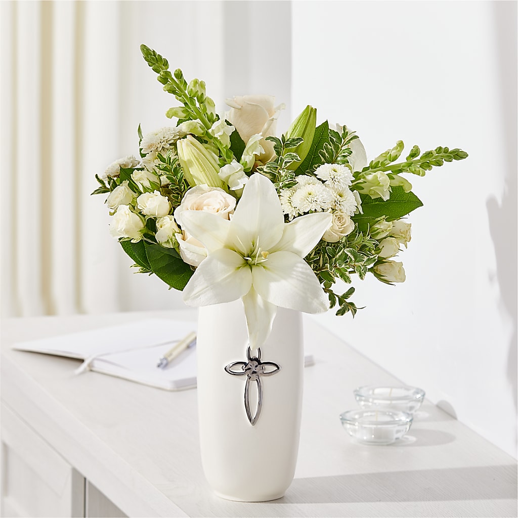 With Grace Bouquet – White Eagle Flowers, Chicago IL
