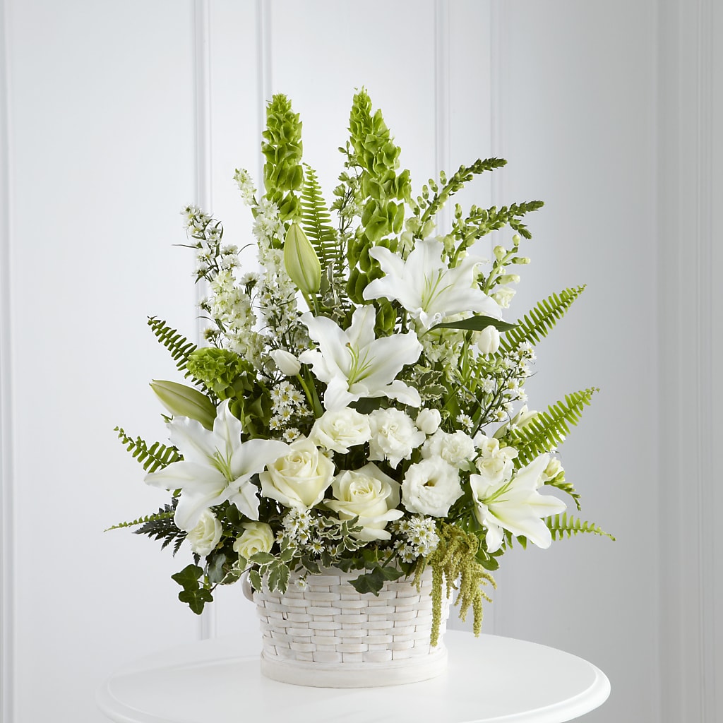 In Our Thoughts Arrangement – White Eagle Flowers, Chicago IL