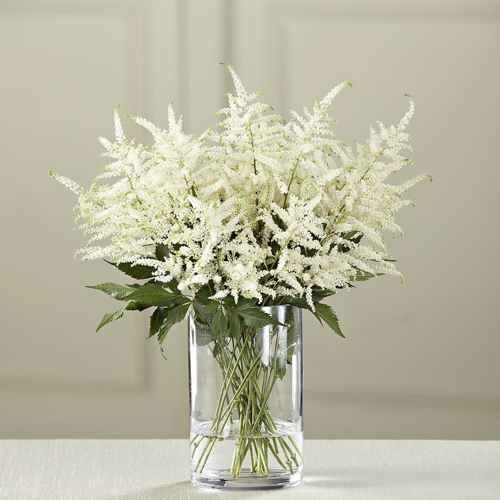 White Astilbe Bouquet – White Eagle Flowers, Chicago IL