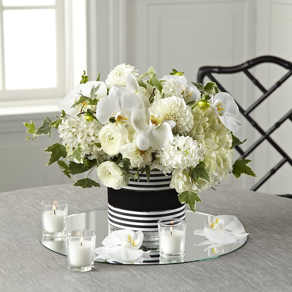 Solemnity Arrangement – White Eagle Flowers, Chicago IL