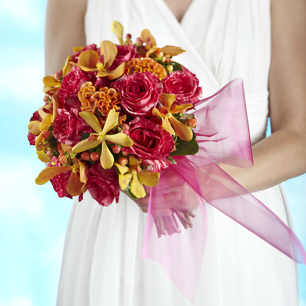 Brilliant Shades of Love Bouquet – White Eagle Flowers, Chicago IL