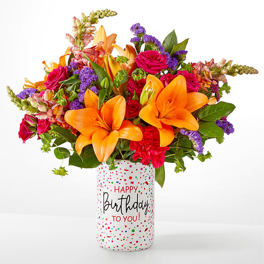 Birthday Palooza Bouquet –  White Eagle Flowers, Chicago IL