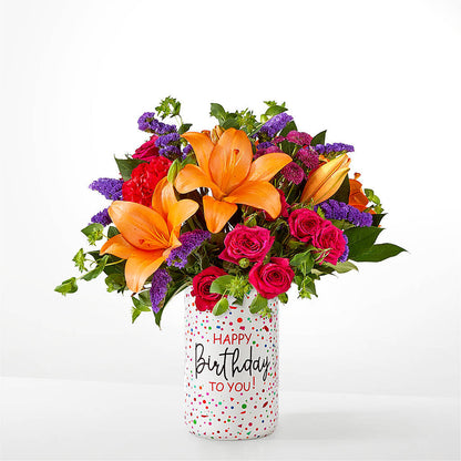 Birthday Palooza Bouquet –  White Eagle Flowers, Chicago IL