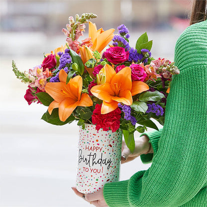 Birthday Palooza Bouquet –  White Eagle Flowers, Chicago IL