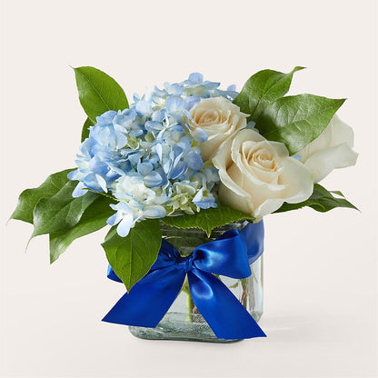 Sky Blue Delight Bouquet –  White Eagle Flowers, Chicago IL