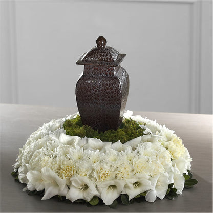 Encircling Grace Arrangement –  White Eagle Flowers, Chicago IL