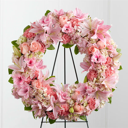 Loving Remembrance Wreath –  White Eagle Flowers, Chicago IL