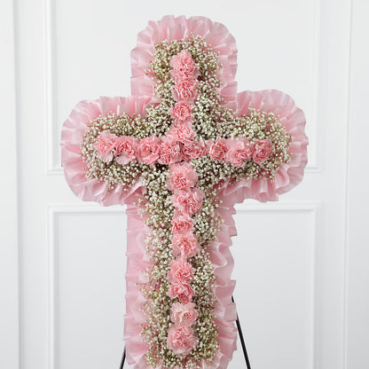 Angel's Cross Easel –  White Eagle Flowers, Chicago IL
