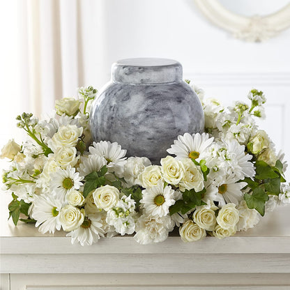 Timeless Tribute Cremation Adornment –  White Eagle Flowers, Chicago IL