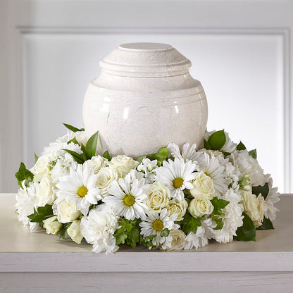 Ivory Gardens Cremation Adornment –  White Eagle Flowers, Chicago IL