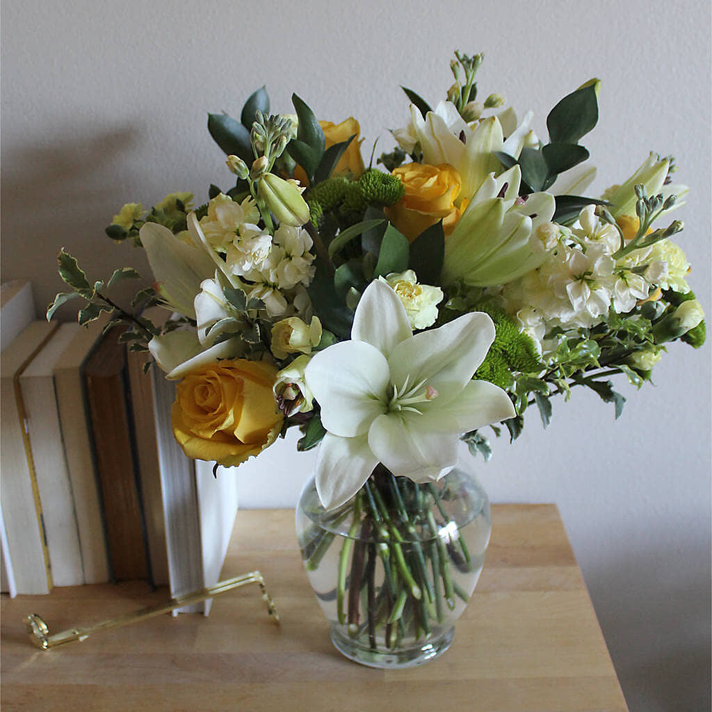 Hope & Serenity Bouquet –  White Eagle Flowers, Chicago IL