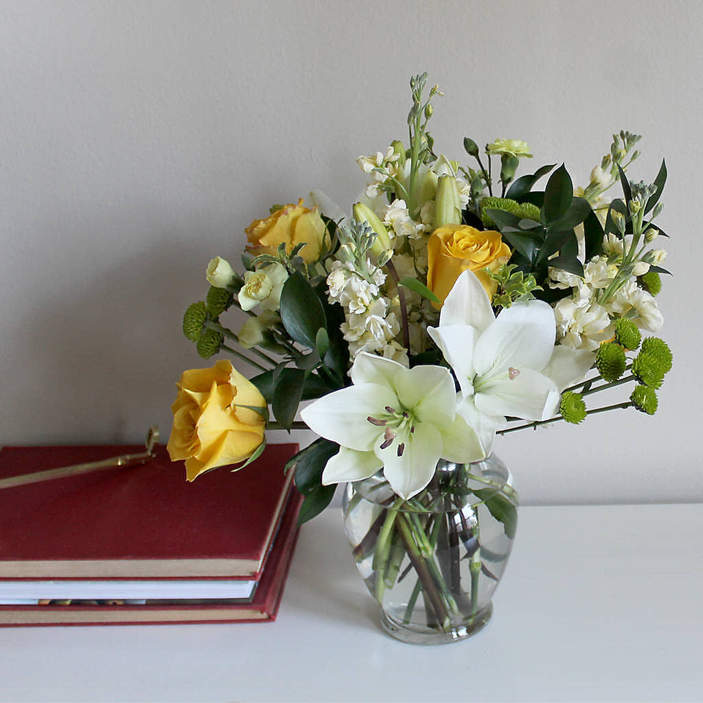 Hope & Serenity Bouquet –  White Eagle Flowers, Chicago IL
