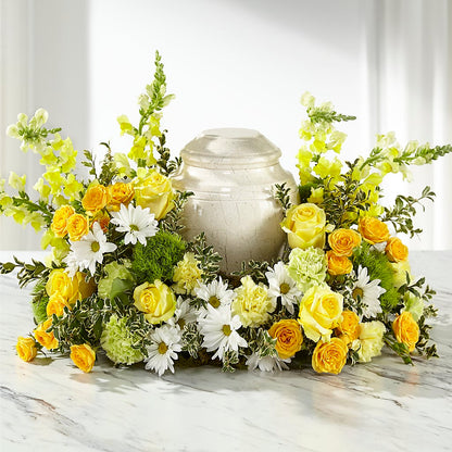 Graceful Love Cremation Adornment –  White Eagle Flowers, Chicago IL