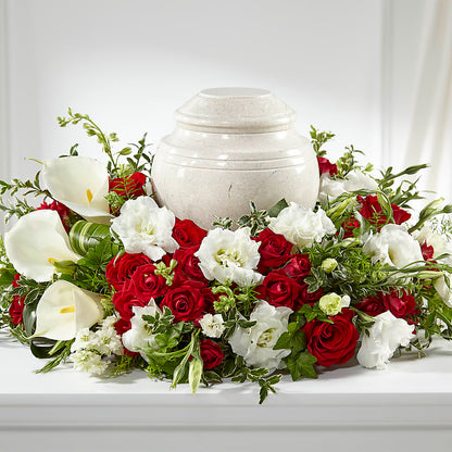 In My Memories Cremation Adornment –  White Eagle Flowers, Chicago IL