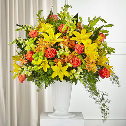 Fall Sentiments Arrangement –  White Eagle Flowers, Chicago IL