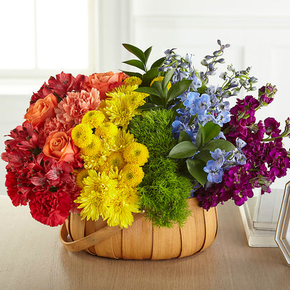 Prideful Basket –  White Eagle Flowers, Chicago IL