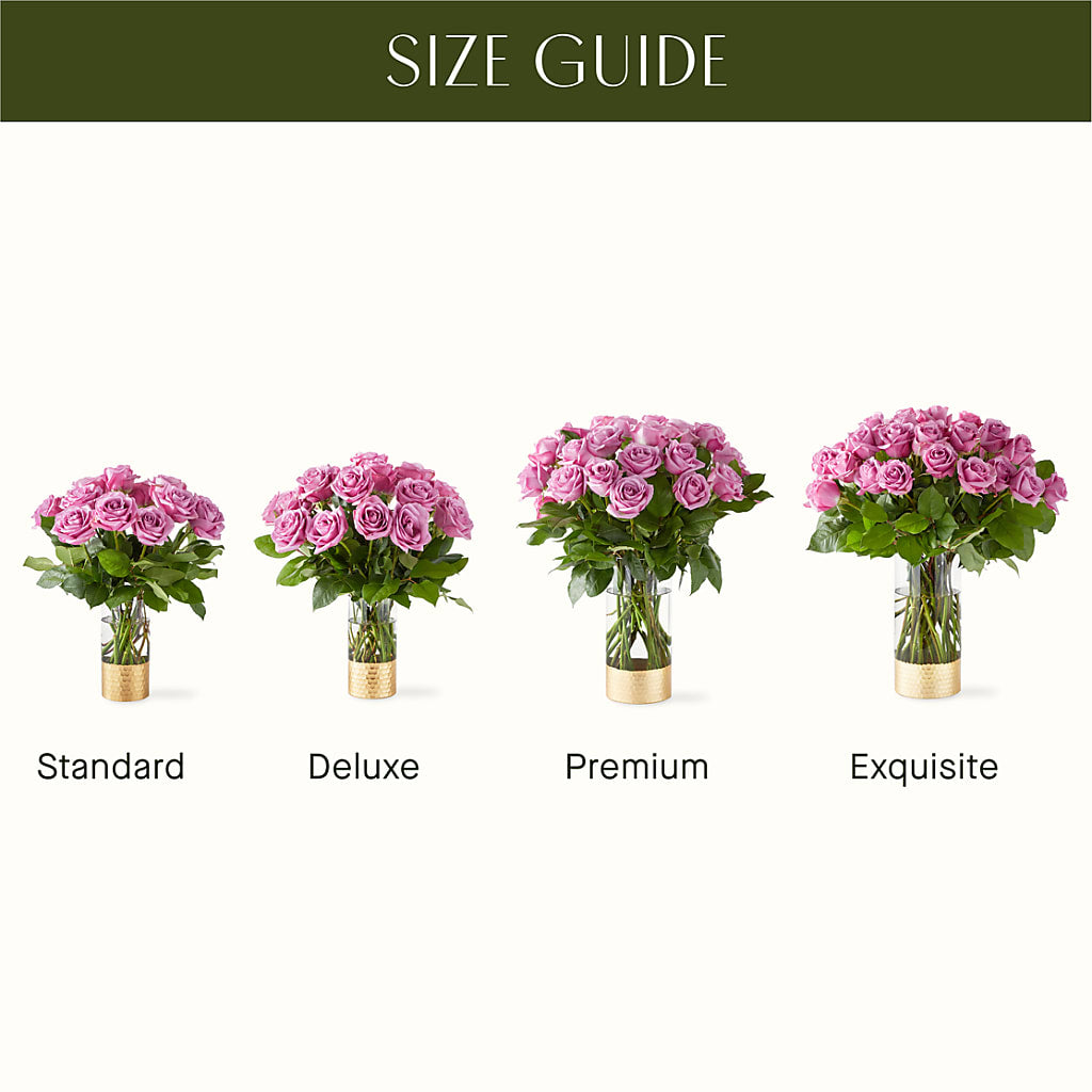 Secret Admirer Lavender Rose Bouquet –  White Eagle Flowers, Chicago IL