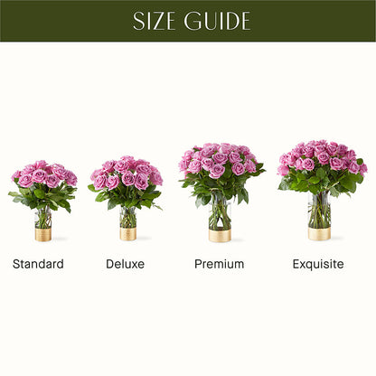 Secret Admirer Lavender Rose Bouquet –  White Eagle Flowers, Chicago IL