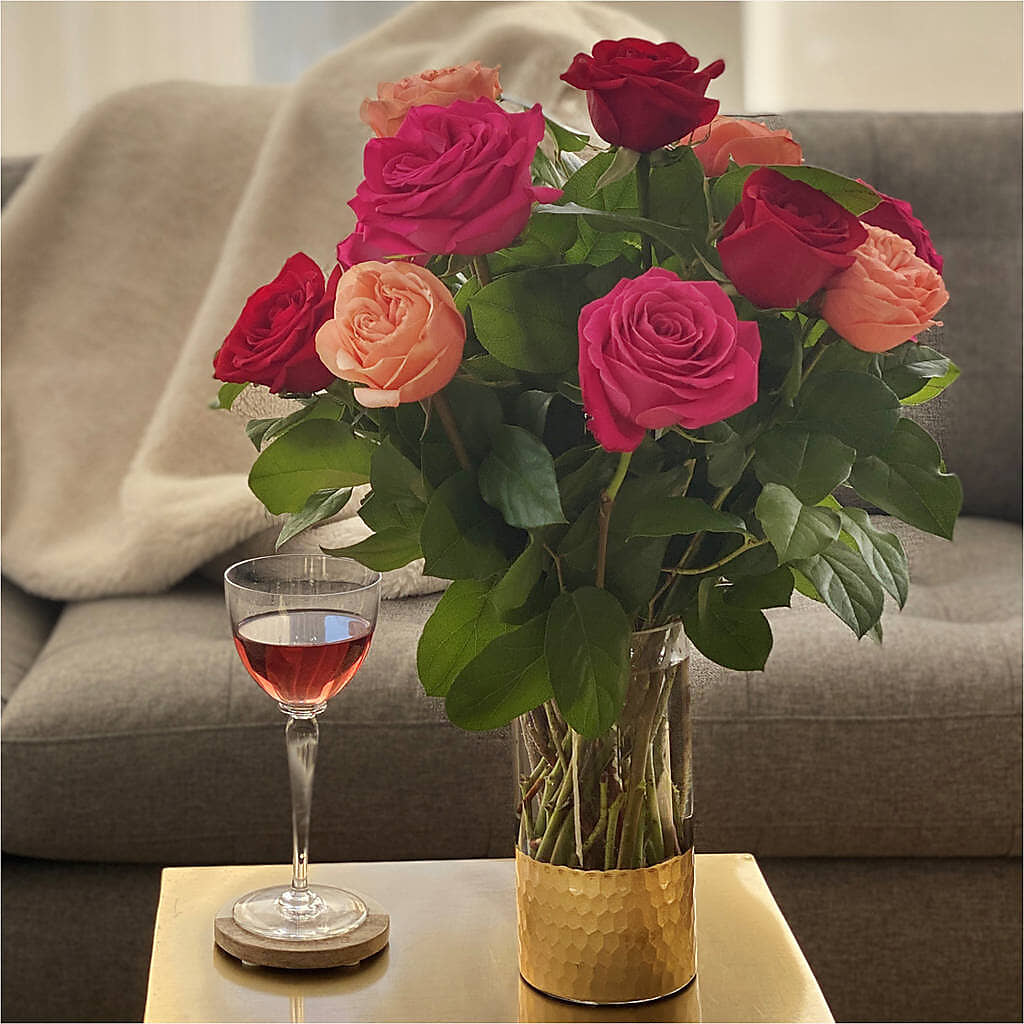 Ever After Rose Bouquet –  White Eagle Flowers, Chicago IL