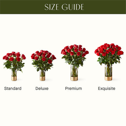 Classic Love Red Rose Bouquet –  White Eagle Flowers, Chicago IL