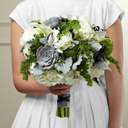 Sweet Innocence Bouquet –  White Eagle Flowers, Chicago IL
