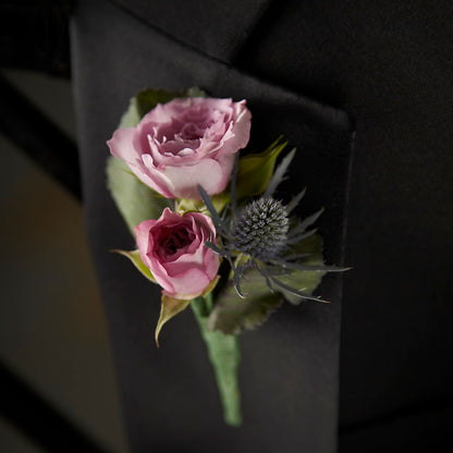 Veronica Boutonniere –  White Eagle Flowers, Chicago IL