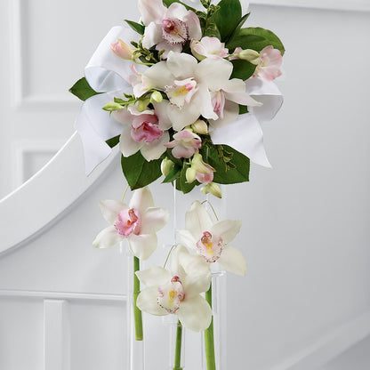 Perfect Entrance Pew Arrangement –  White Eagle Flowers, Chicago IL