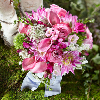Pink Profusion Bouquet –  White Eagle Flowers, Chicago IL