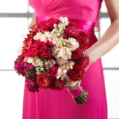 Pink Effervescence Bouquet –  White Eagle Flowers, Chicago IL