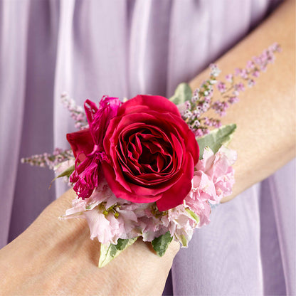 Rose Charm Corsage –  White Eagle Flowers, Chicago IL